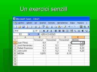 Un exercici senzillUn exercici senzill
 