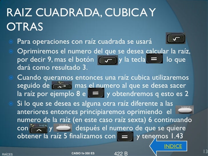 Como Sacar Raiz Cubica En Calculadora