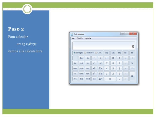 Como Calcular El Seno Coseno Y Tangente En La Calculadora