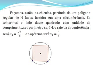 Calculando pi em sala de aula (pdf)