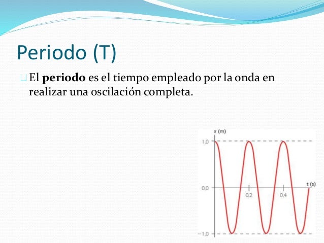 Formula Para Sacar El Periodo De Una Onda Funtes