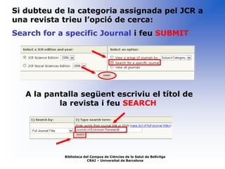 Com calcular el quartil d\'una revista