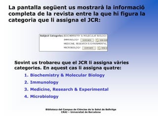 Com calcular el quartil d\'una revista