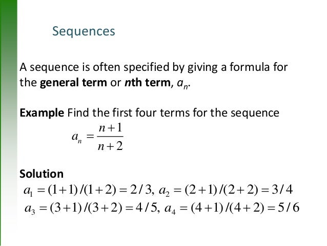 Calculas sequence and series