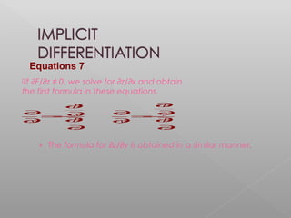 CHAIN RULE AND IMPLICIT FUNCTION | PPT