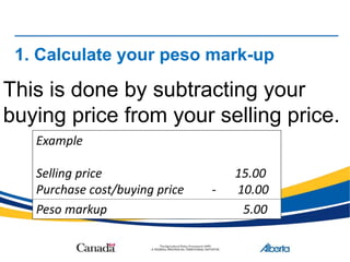 calculate mark-up percentage CO#4.ppt