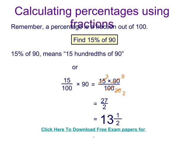 Calculate percentage change | PPT