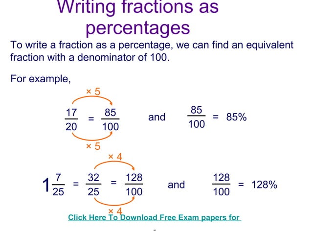 Calculate percentage change | PPT