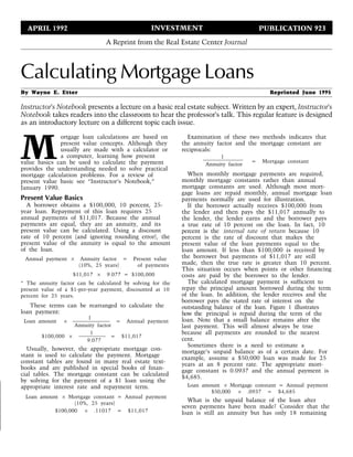 mortgage loan calc mortgage loan calc