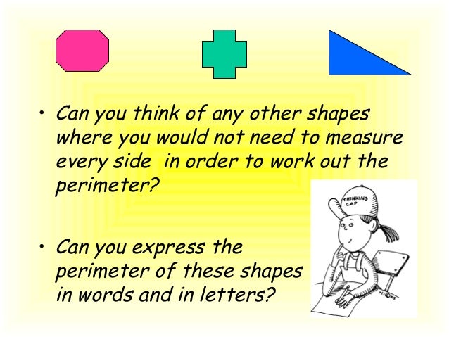 Calculating perimeters