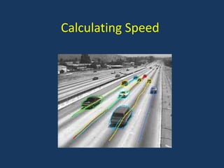 Calculating Speed 
 
