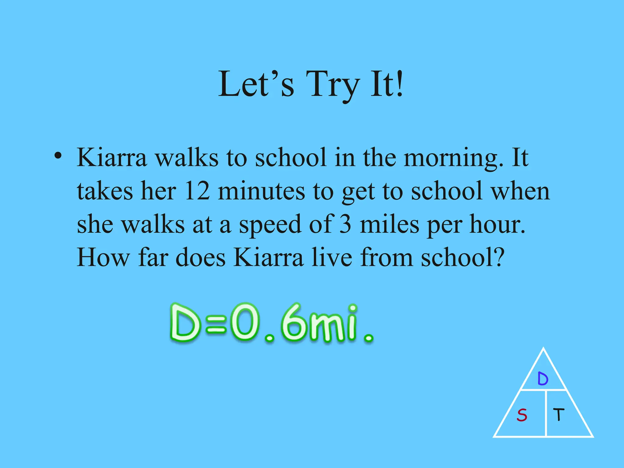 Calculating speed time and distance (3).ppt