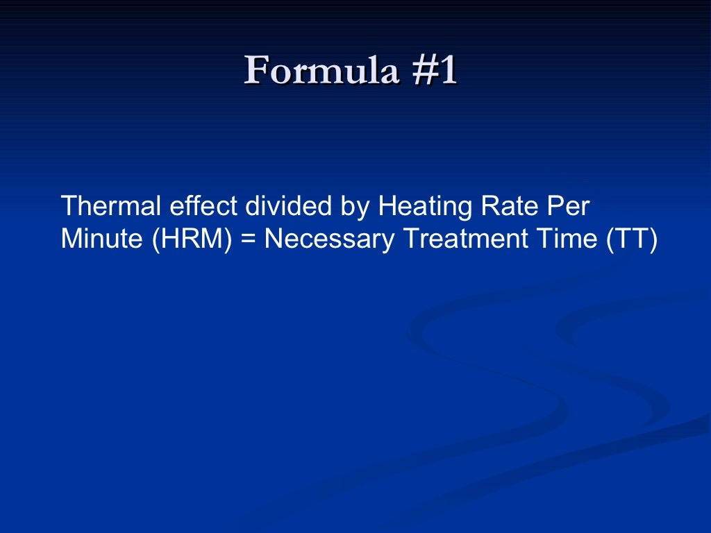 Calculating the thermal effects of therapeutic ultrasound
