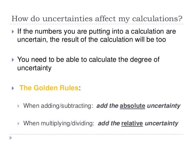 the uncertainties of using a ruler Introduction to evaluating uncertainty of measurement (according to gum) with a simple worked example for the uncertainties an understanding of basic statistics . the uncertainties of using a ruler Introduction to evaluating uncertainty of measurement (according to gum) with a simple worked example for the uncertainties an understanding of basic statistics .