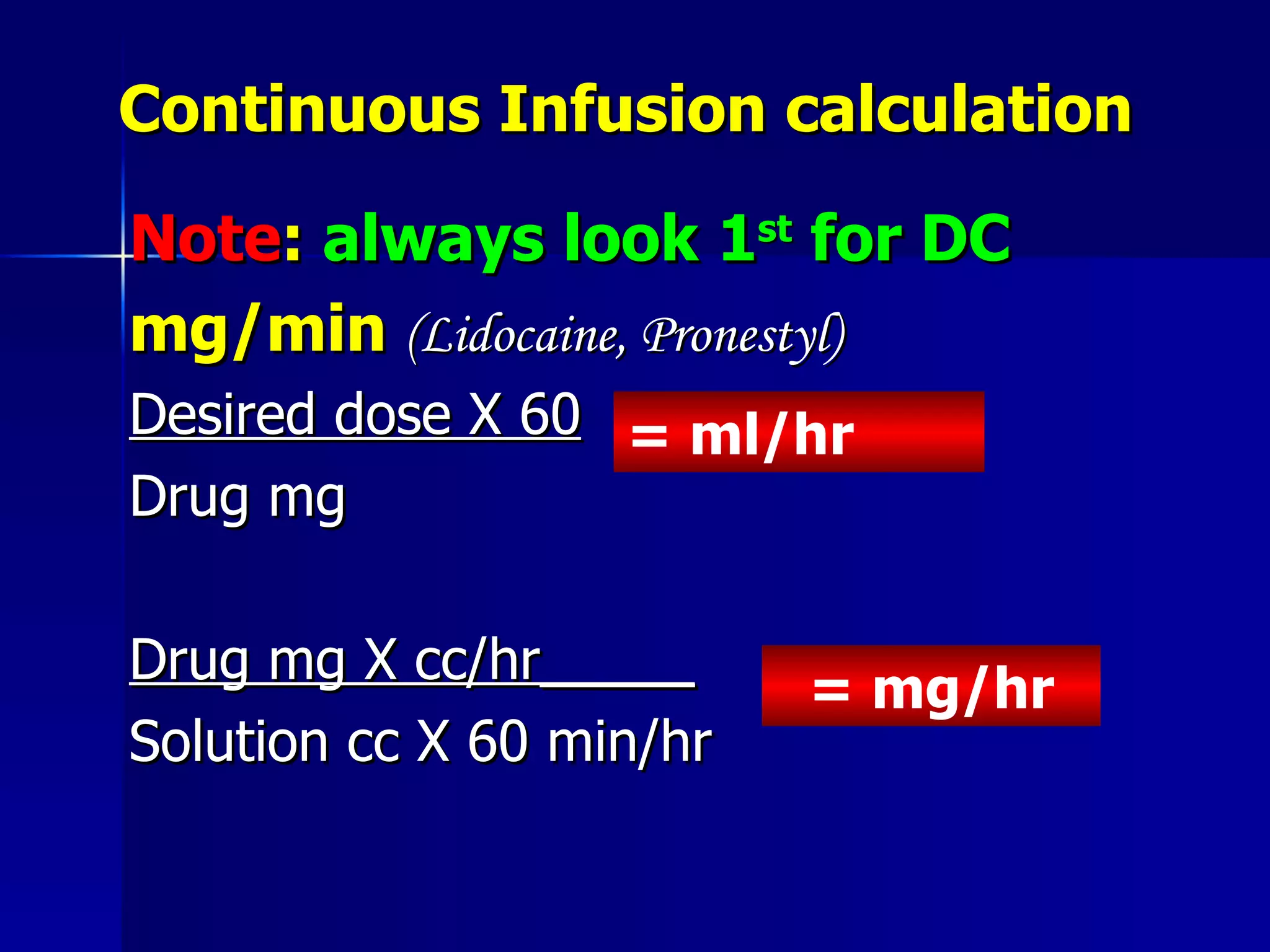 Drug Calculation | PPT