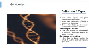 Additive Gene Effects Comprehensive Analysis of Additive and Dominance Effects in Plant ...