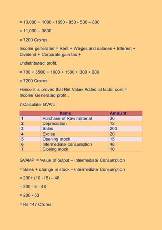 Calculation of different aggregate | DOCX