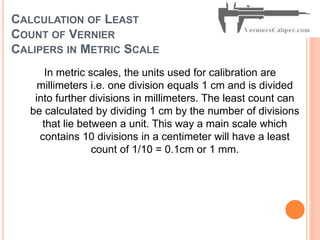 Vernier caliper least count calculation new arrivals
