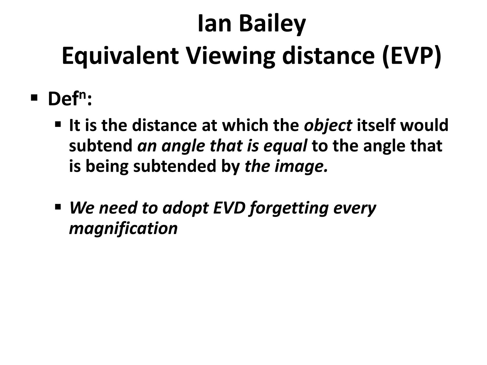 Calculation of magnification in low vision | PPTX