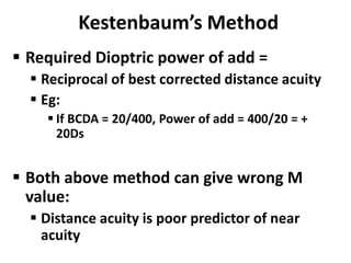 Calculation of magnification in low vision | PPTX