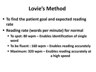 Calculation of magnification in low vision | PPTX