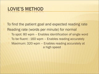 Calculation of magnification in low vision | PPT