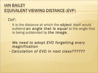 Calculation of magnification in low vision | PPT