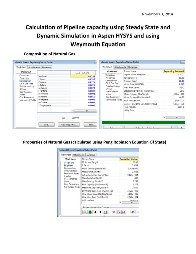 Calculate Natural Gas Pipeline Capacity using Steady State Simulation