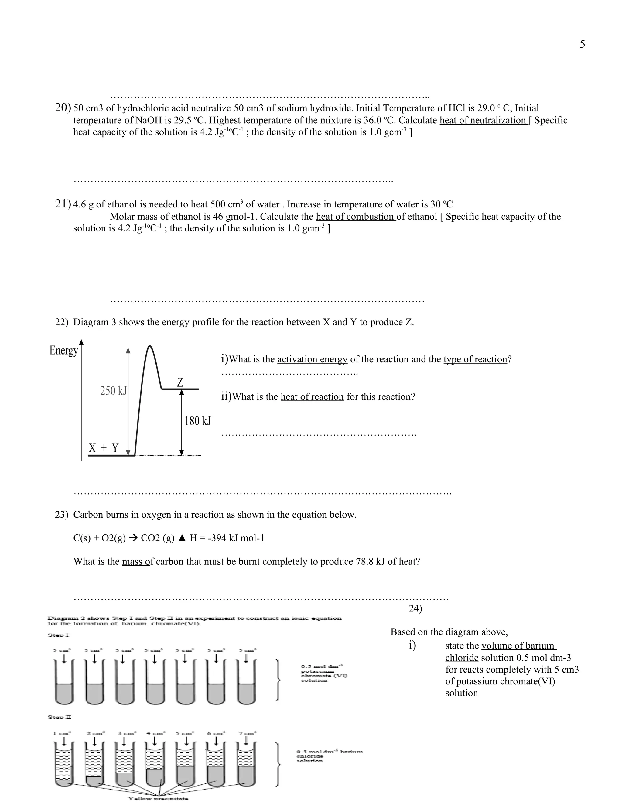 chemistry skill part 3 - popular Calculations