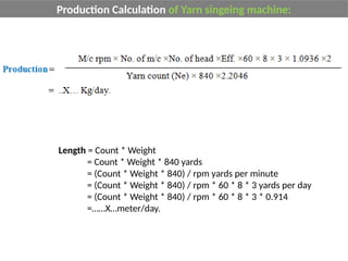 Comprehensive Textile Calculation and Production Formulas for Spinning ...