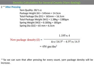 Comprehensive Textile Calculation and Production Formulas for Spinning ...