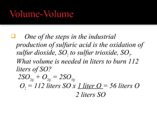  the concentration of
a solution. / molar
concentration
 a unit of
concentration
measuring the
number of moles of a
solute per liter of
solution.
 defined in terms of
moles per liter.
 