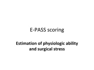 Calculations of risk scores | PPT
