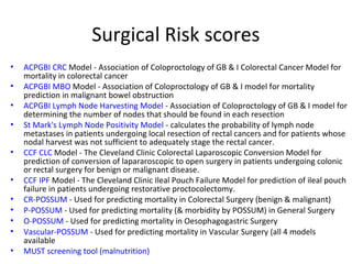 Calculations of risk scores | PPT
