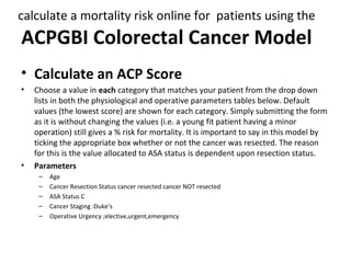 Calculations of risk scores | PPT