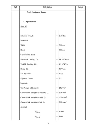 Span2 Calculation Example Calculation template | DOCX