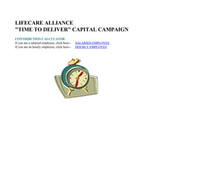 Fundraising Contribution Calculator
