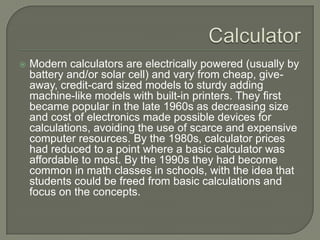 Calculator | PPTX