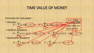 Uniform Gradient Formulas Calculator-Techniques for engineering.pptx