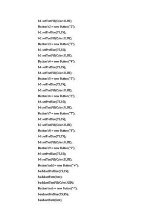 Calculator code with scientific functions in java | DOCX