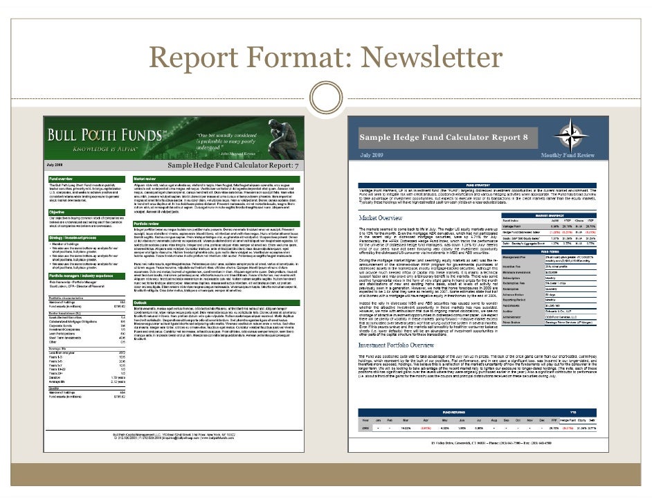Hedge Fund Prospectus Templates