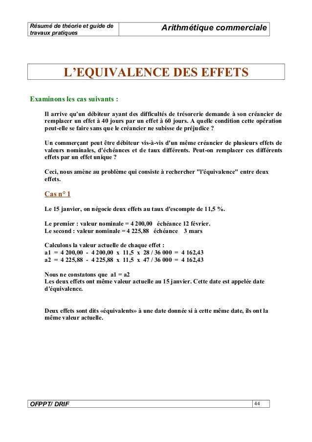 Calcul Commerciaux Calcul Commerciaux