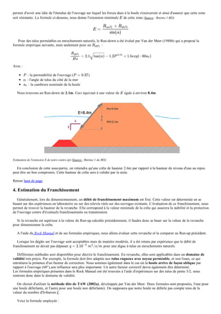 Calcul de dimensionnement