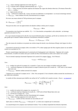 Calcul de dimensionnement