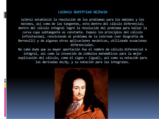 Calculo diferencial- Aportaciones al Calculo