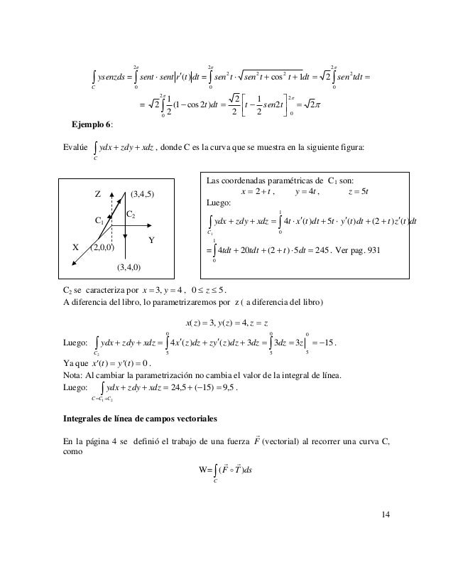 INTEGRAL DE LINEA