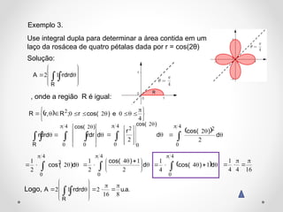 Integral Rdr calculo 3 aula 4 - Mudança de coordenadas em Integrais duplas (1).pptx
