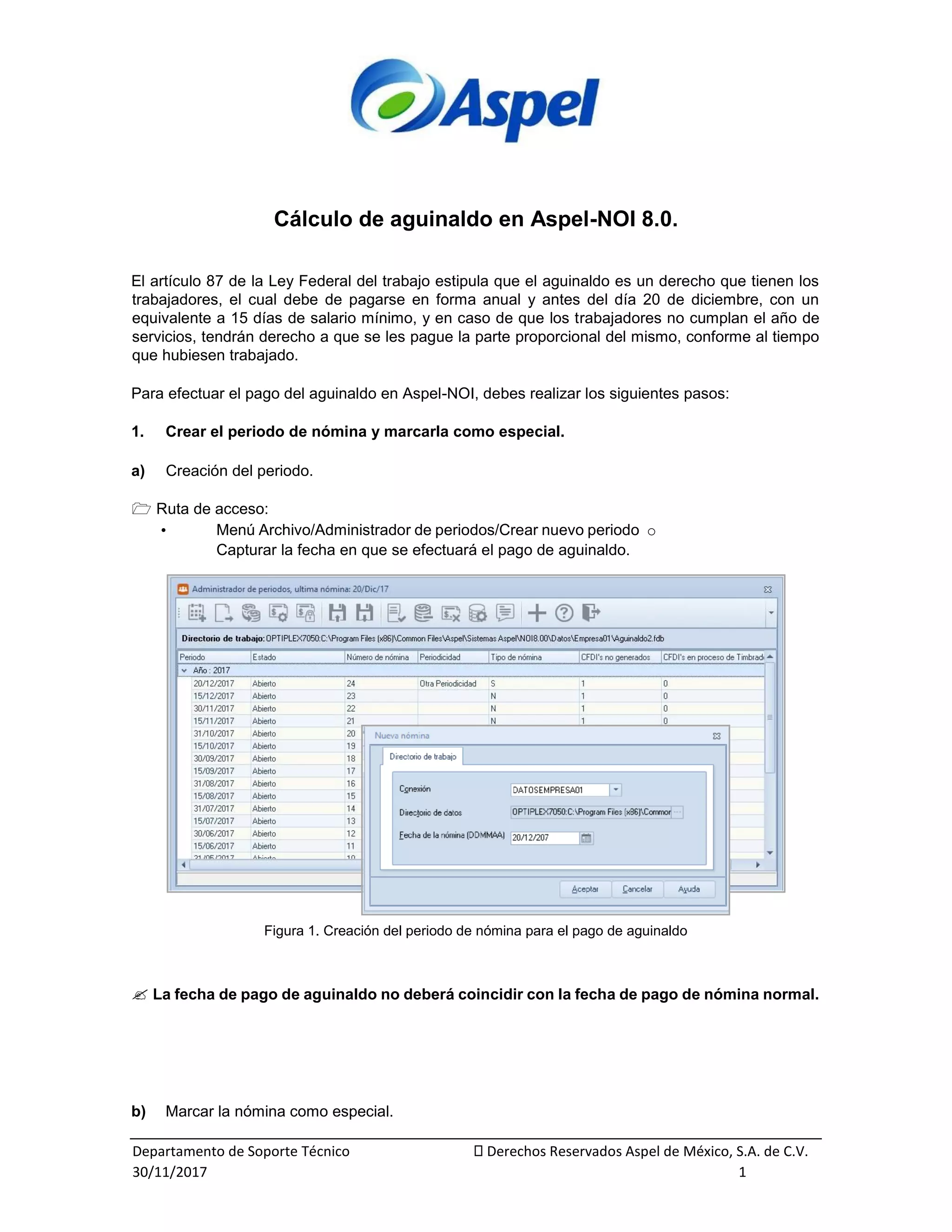 Calculo aguinaldo noi 8 cade soluciones PDF