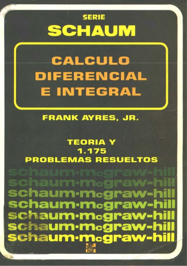 Resultado de imagen de calculo diferencial e integral schaum pdf