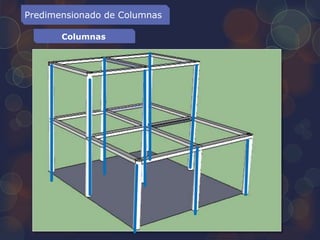 Predimensionado de Columnas
Columnas
 